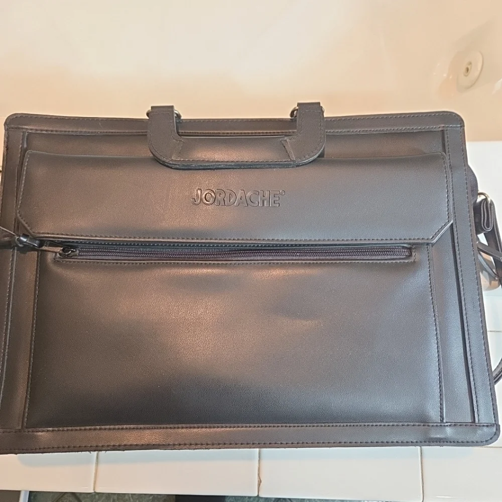 Vintage JORDACHE Briefcase Attache Messenger Bag